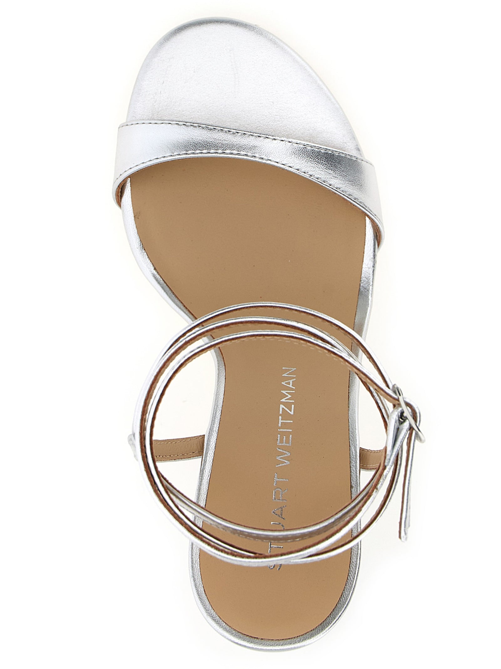 Nudist Wrap Sandals Silver - 4