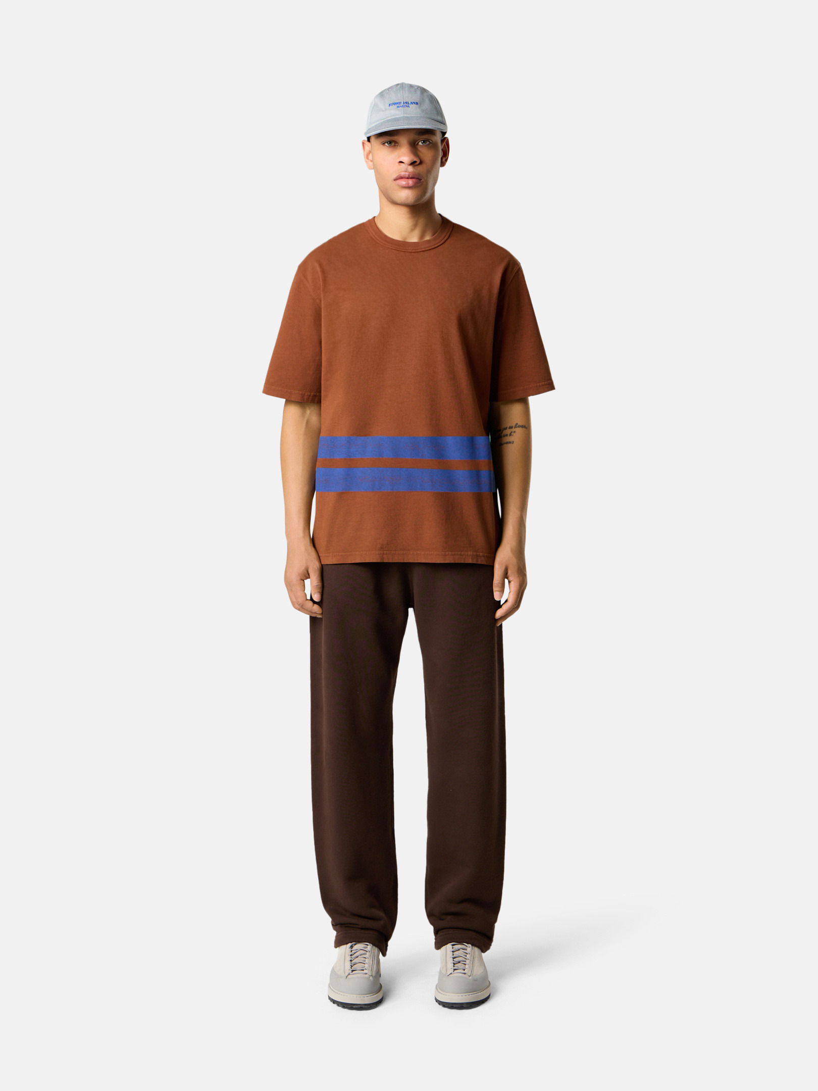 2100003 COMBED ORGANIC COTTON JERSEY_STONE ISLAND MARINA - 2