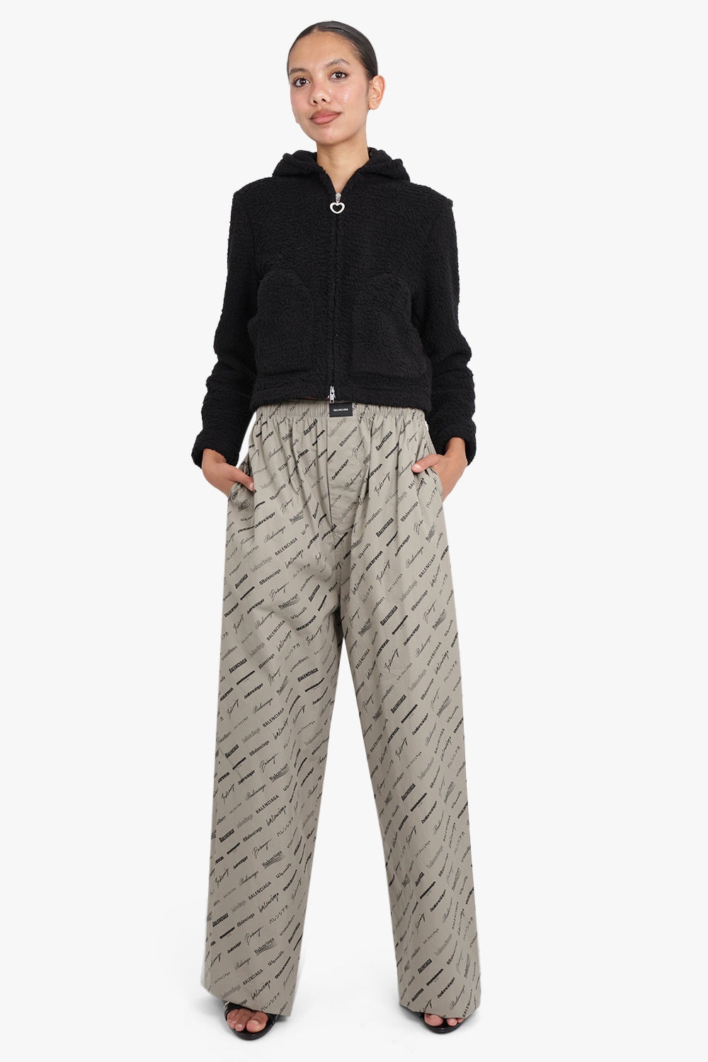 PYJAMA LOGOMANIA PANT | DUST/BLACK - 2