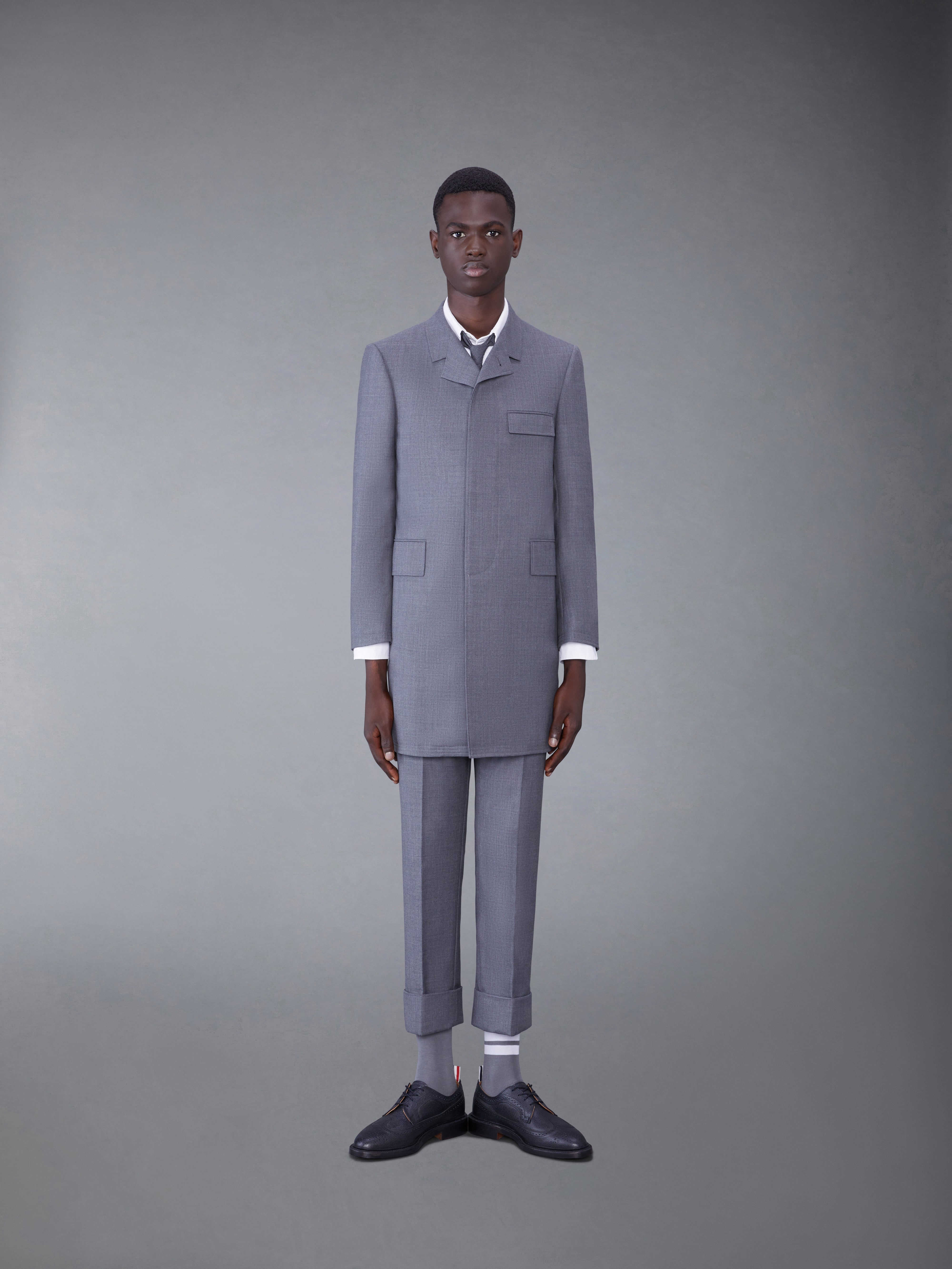 TWILL WOOL CLASSIC CHESTERFIELD OVERCOAT - 3