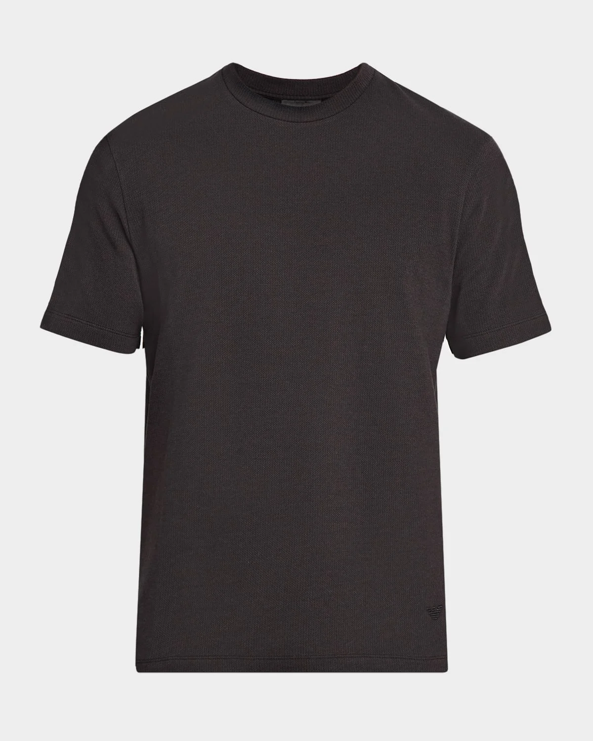Men's Melange Cotton Crewneck T-Shirt - 1