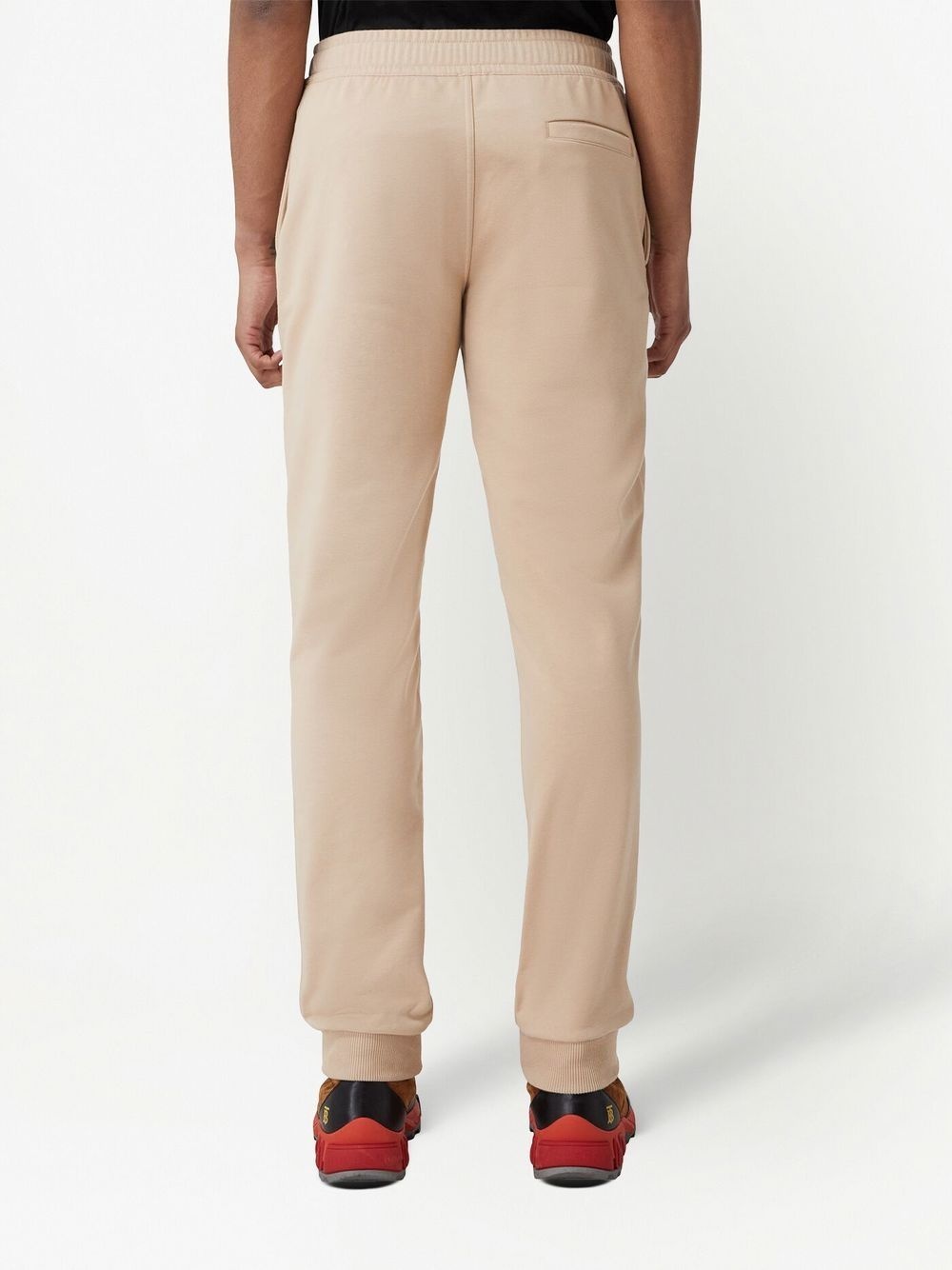 logo-print stretch-cotton track trousers - 4