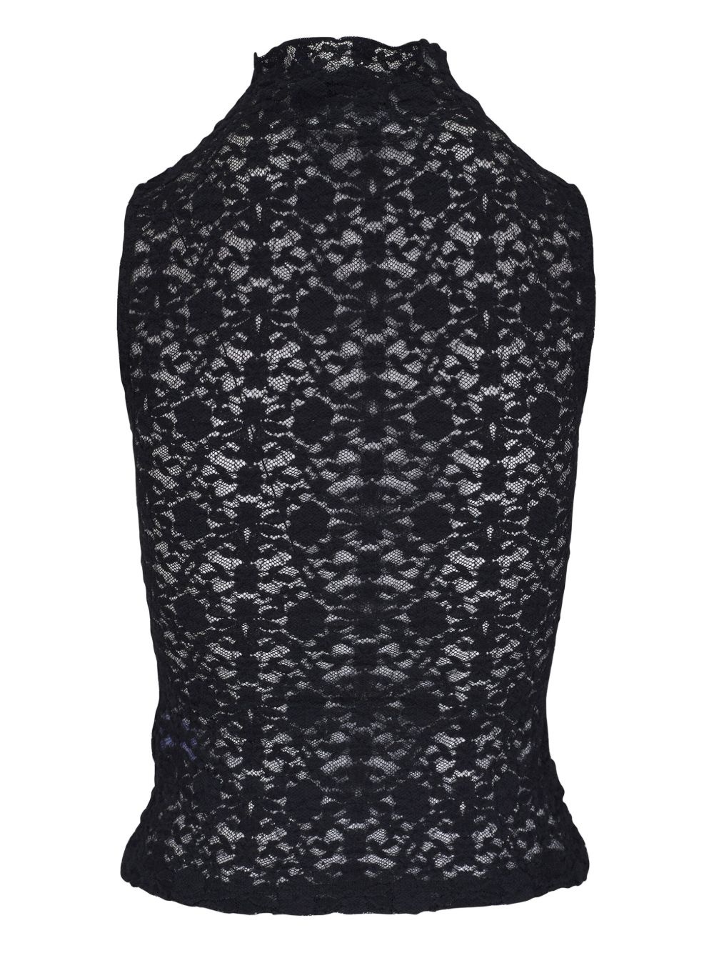 floral lace top - 2