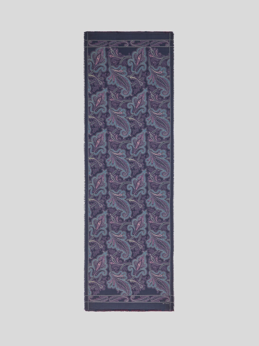 PRINTED DOUBLE JACQUARD SCARF - 2