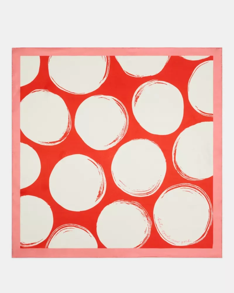 Splodge Silk Square Scarf - 1