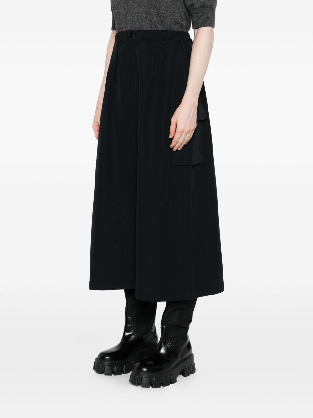 cargo-pocket midi skirt - 3