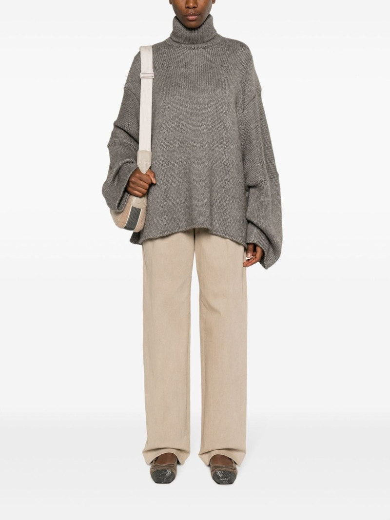 Brunello Cucinelli Tinto pleated boyfriend jeans outlook