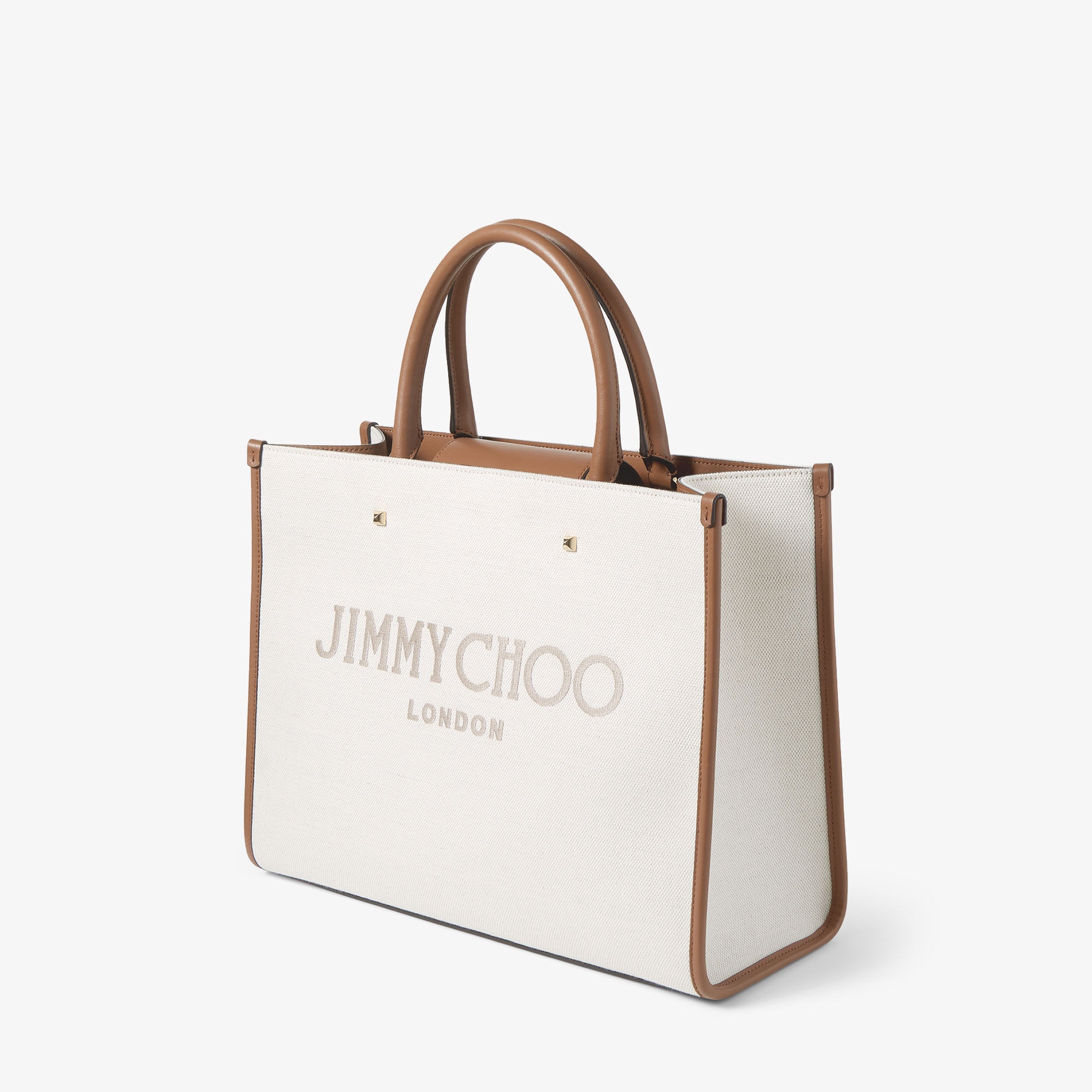 Varenne M Tote
Natural Recycled Cotton Canvas Tote Bag with Embroidered Logo - 3
