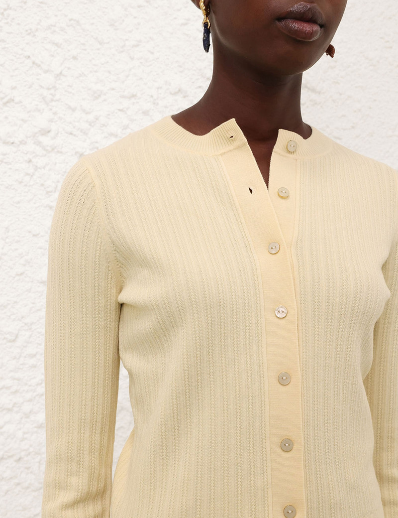 RIBBED KNIT CARDIGAN 5