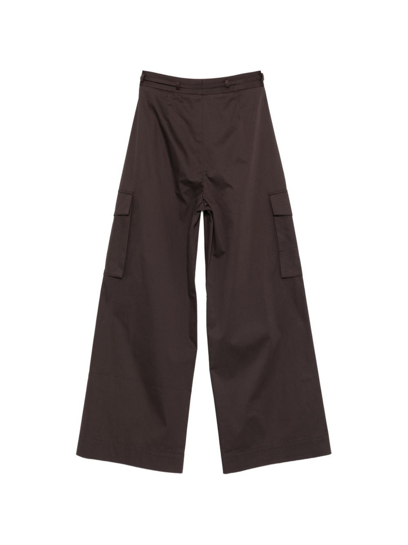 AGNONA brown cargo pants outlook