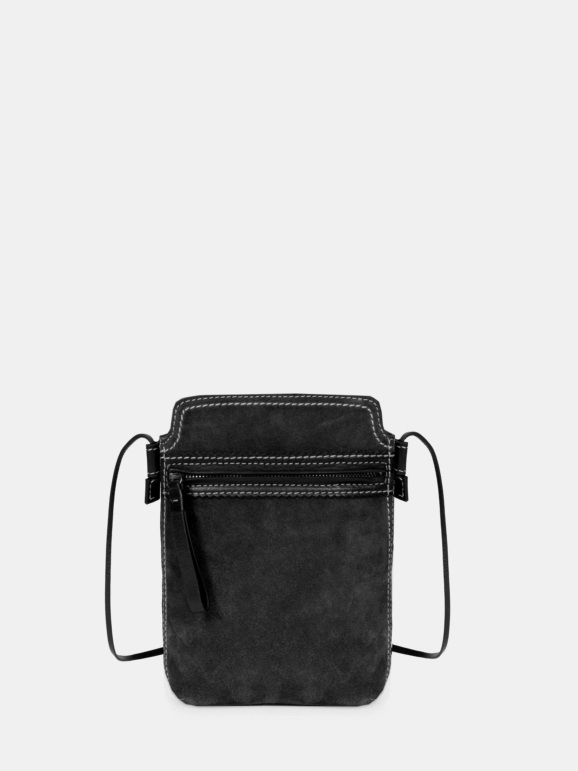 SUEDE PHONE POUCH - 1