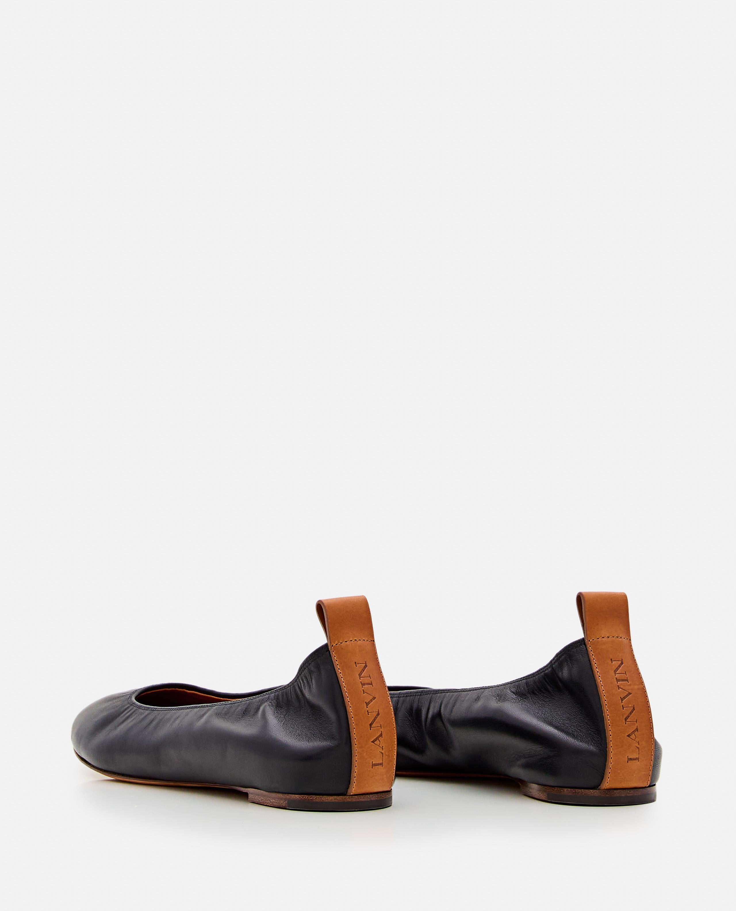 LEATHER BALLET FLATS - 3