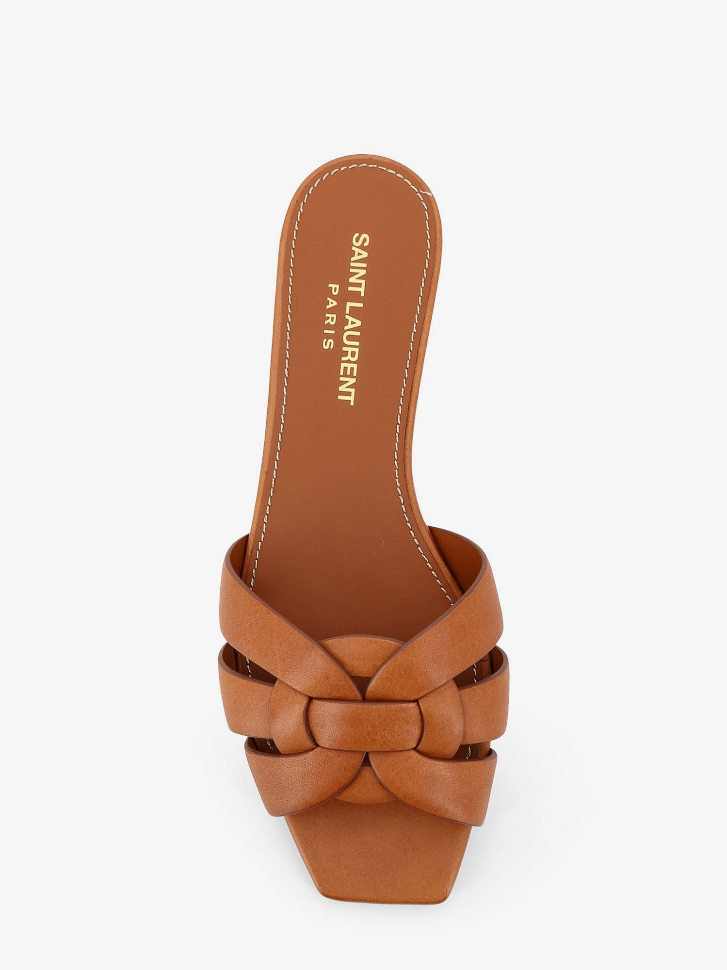 Saint Laurent Tribute 05 Flat Leather Sandals - 4