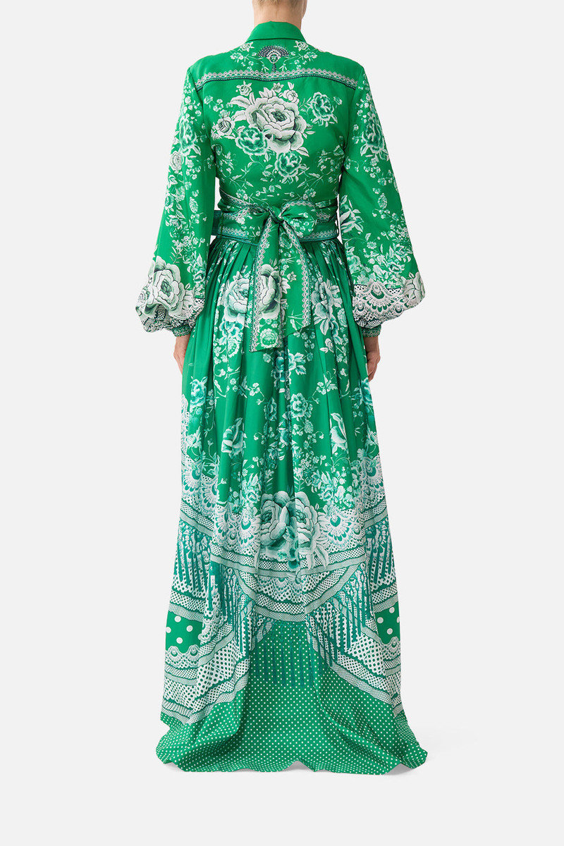 CAMILLA BELTED MAXI SKIRT outlook