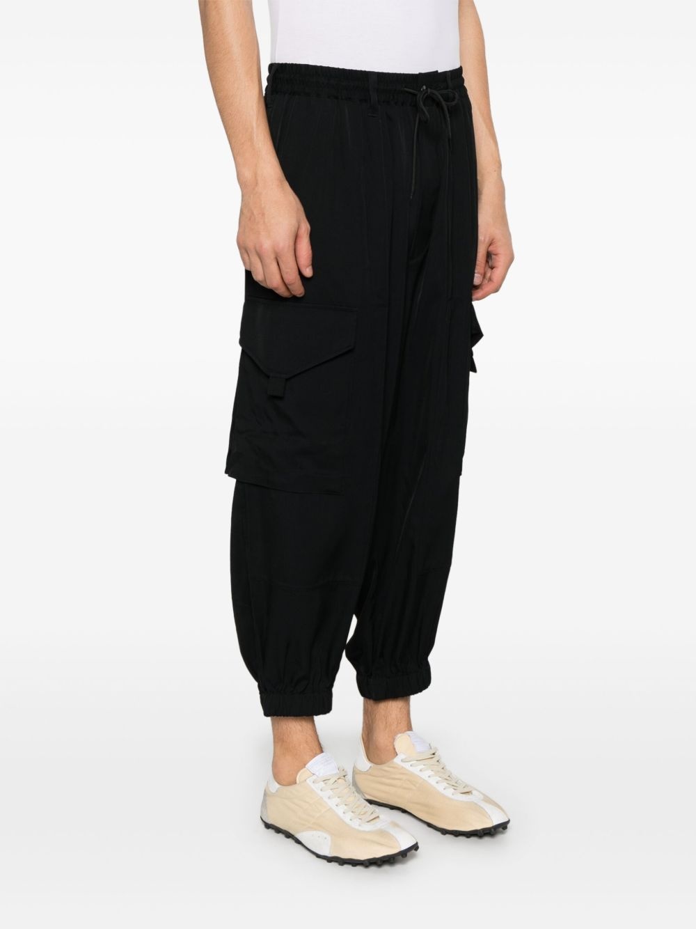 twill cargo pants - 3
