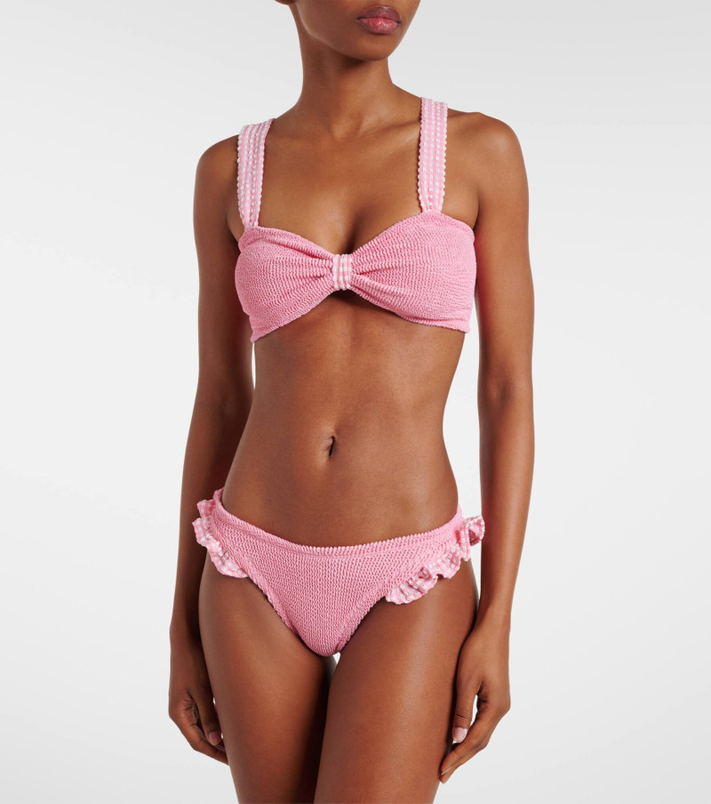 Hunza G Loretta ruffled bikini outlook