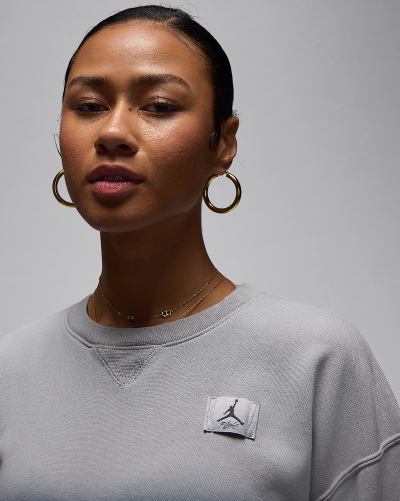 Jordan Flight Fleece Women's French Terry Crew-Neck Sweatshirt 3