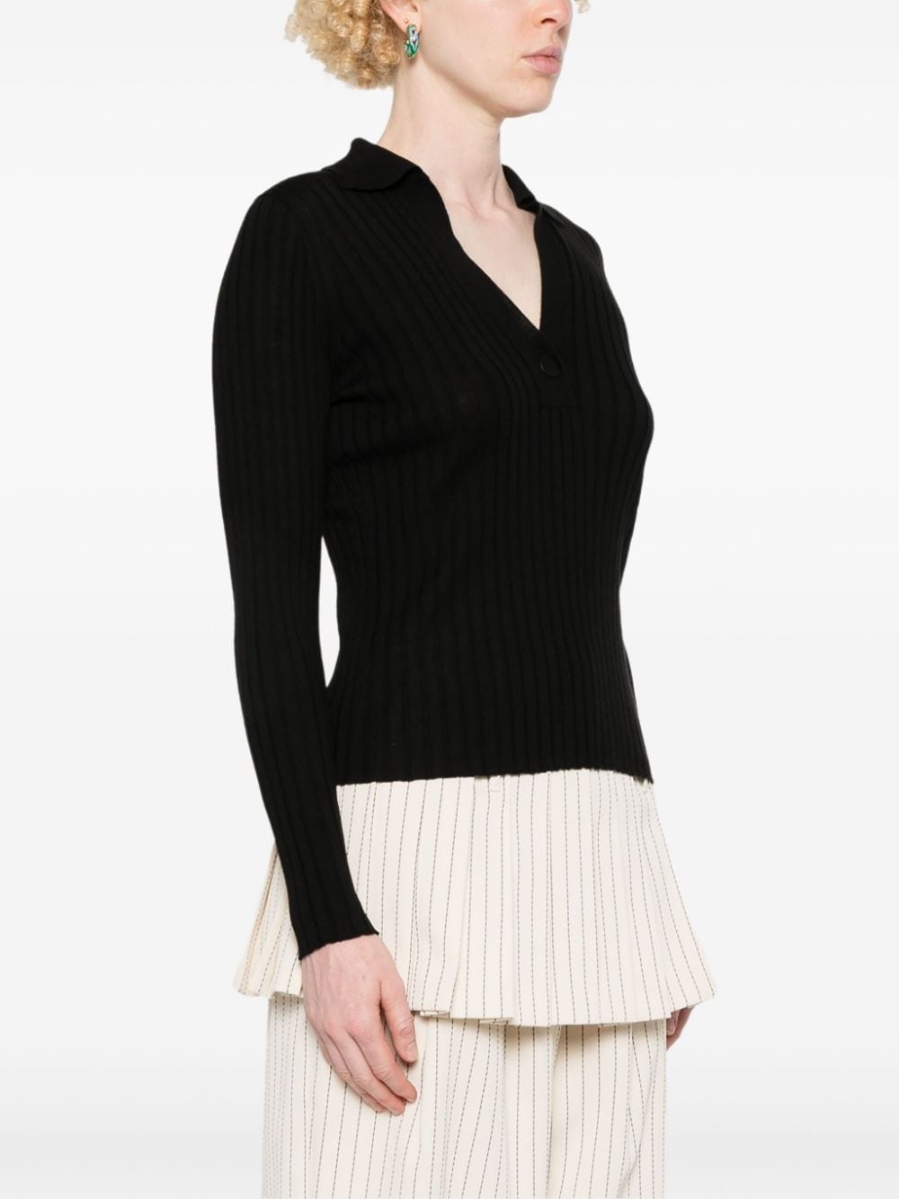 Snap polo sweater - 3