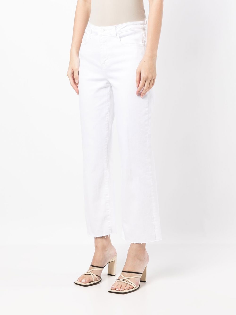 cropped straight-leg jeans - 3