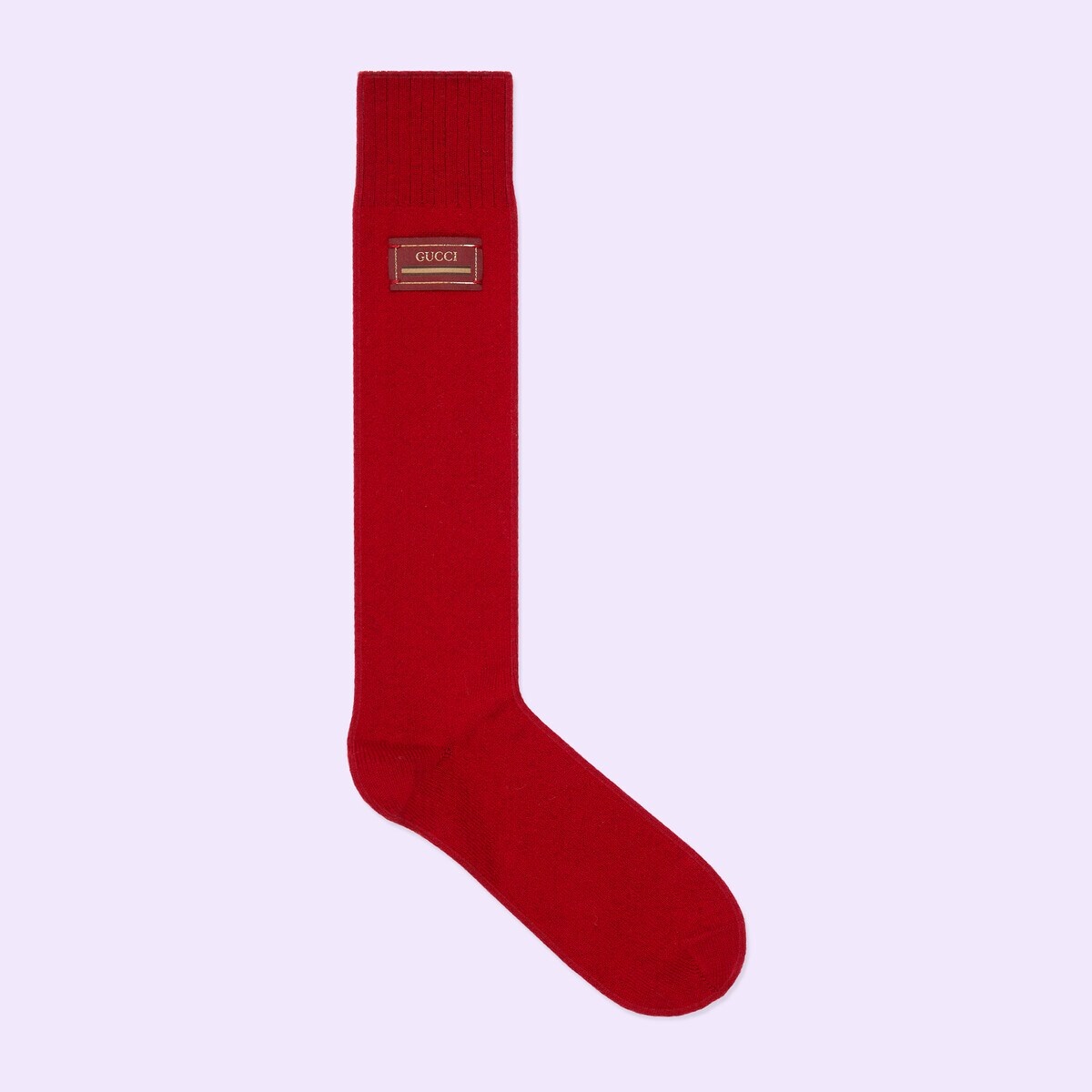 Long knit cashmere socks - 1