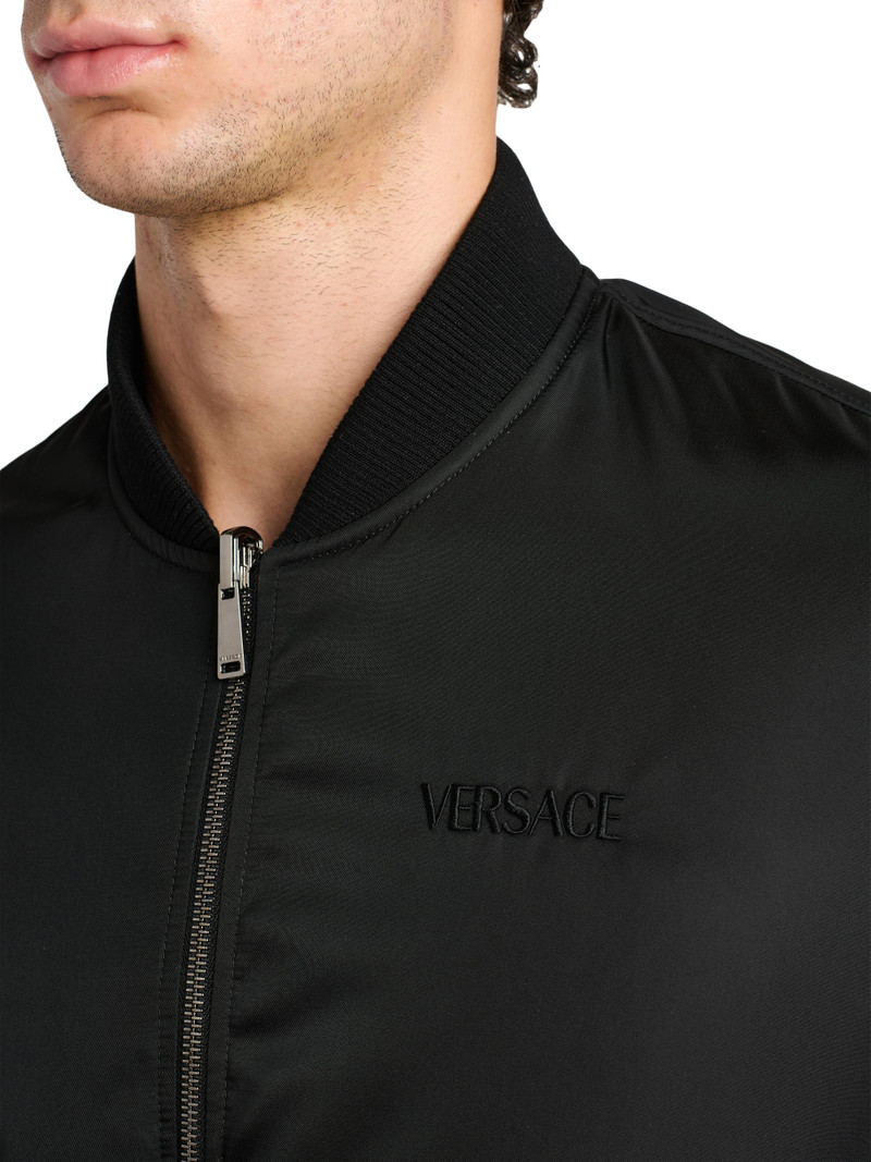 Men's Barocco Mythic Reversible Twill Jacket - Black Petrol Blue 7