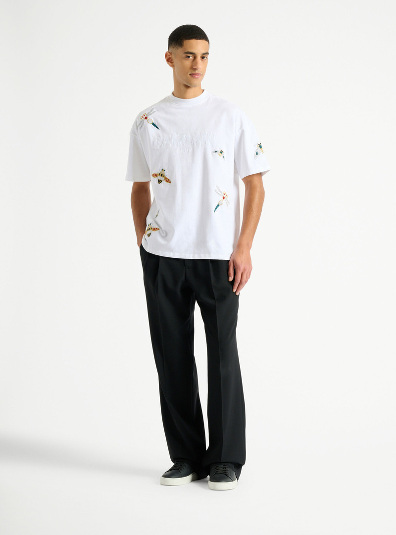 Balmain Embroidered Balmain Insect T-shirt outlook