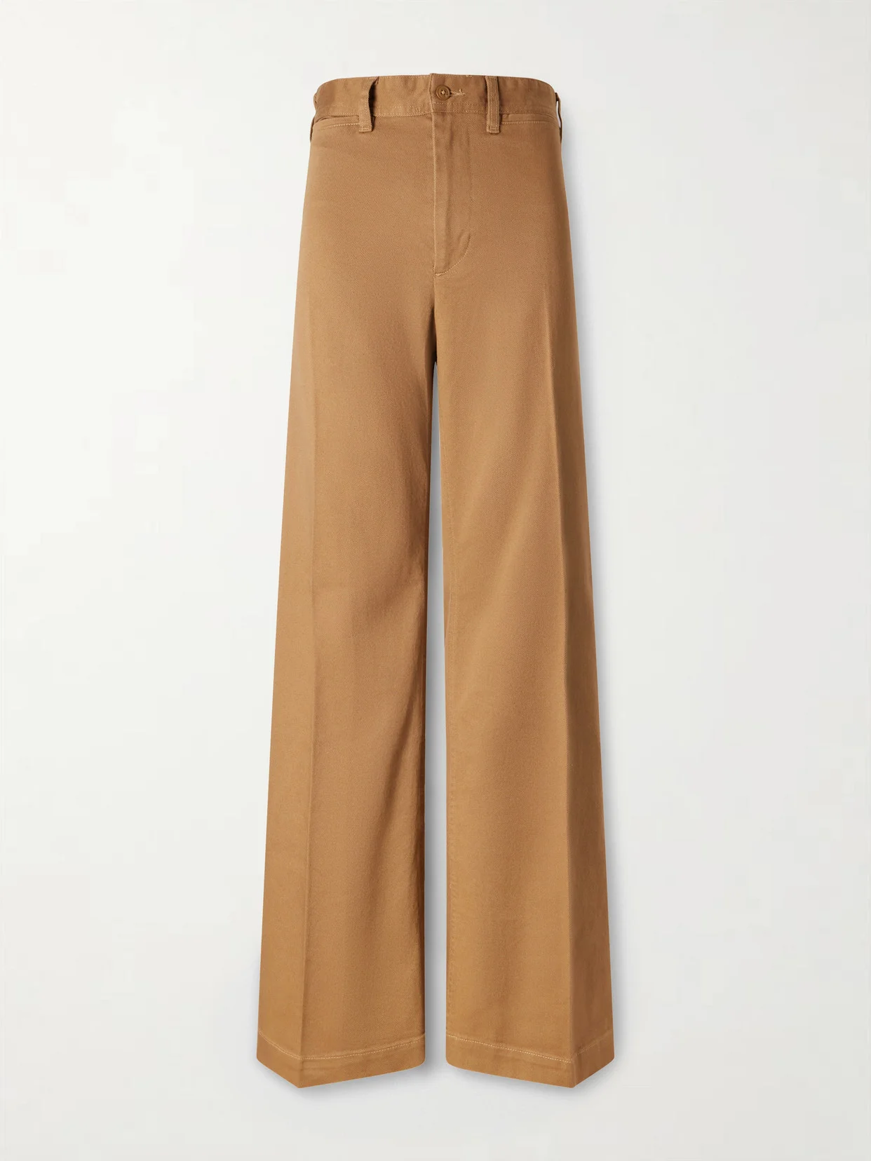 Stretch Cotton-twill Flared Pants - 1