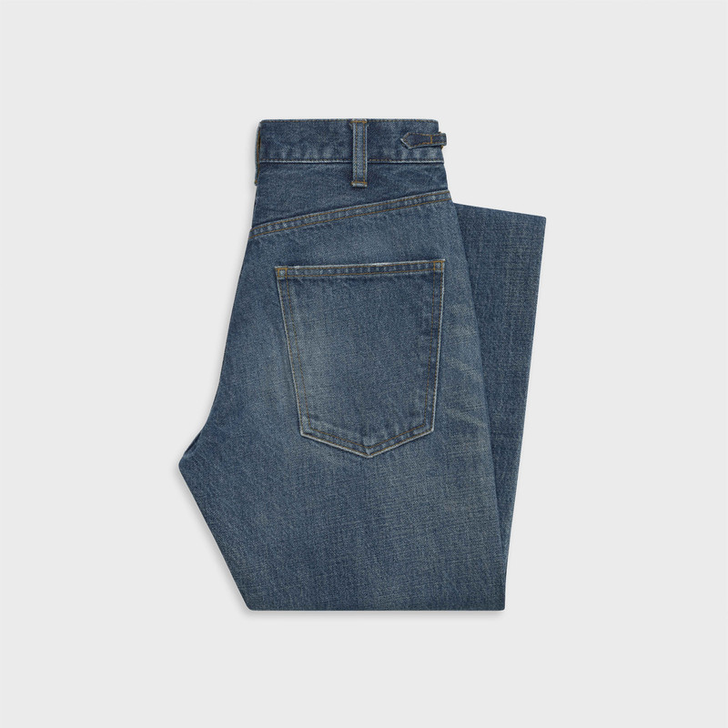 CELINE DYLAN STRAIGHT-CUT JEANS IN TANGERINE SKY DENIM outlook