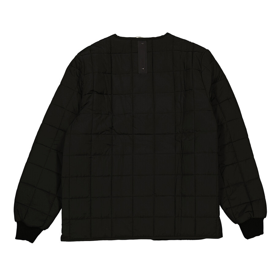 Rains Black Water-Repellent Quilted Liner Jacket - 6