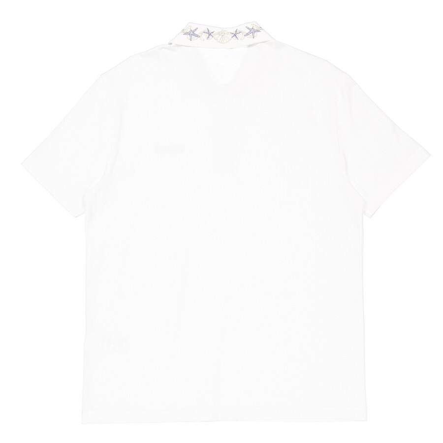 Versace Greca-Collar Polo Shirt - 6