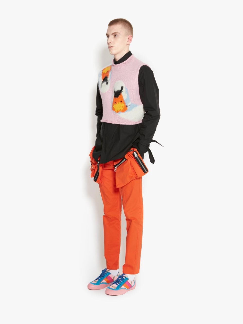 SWAN CREWNECK VEST - 3