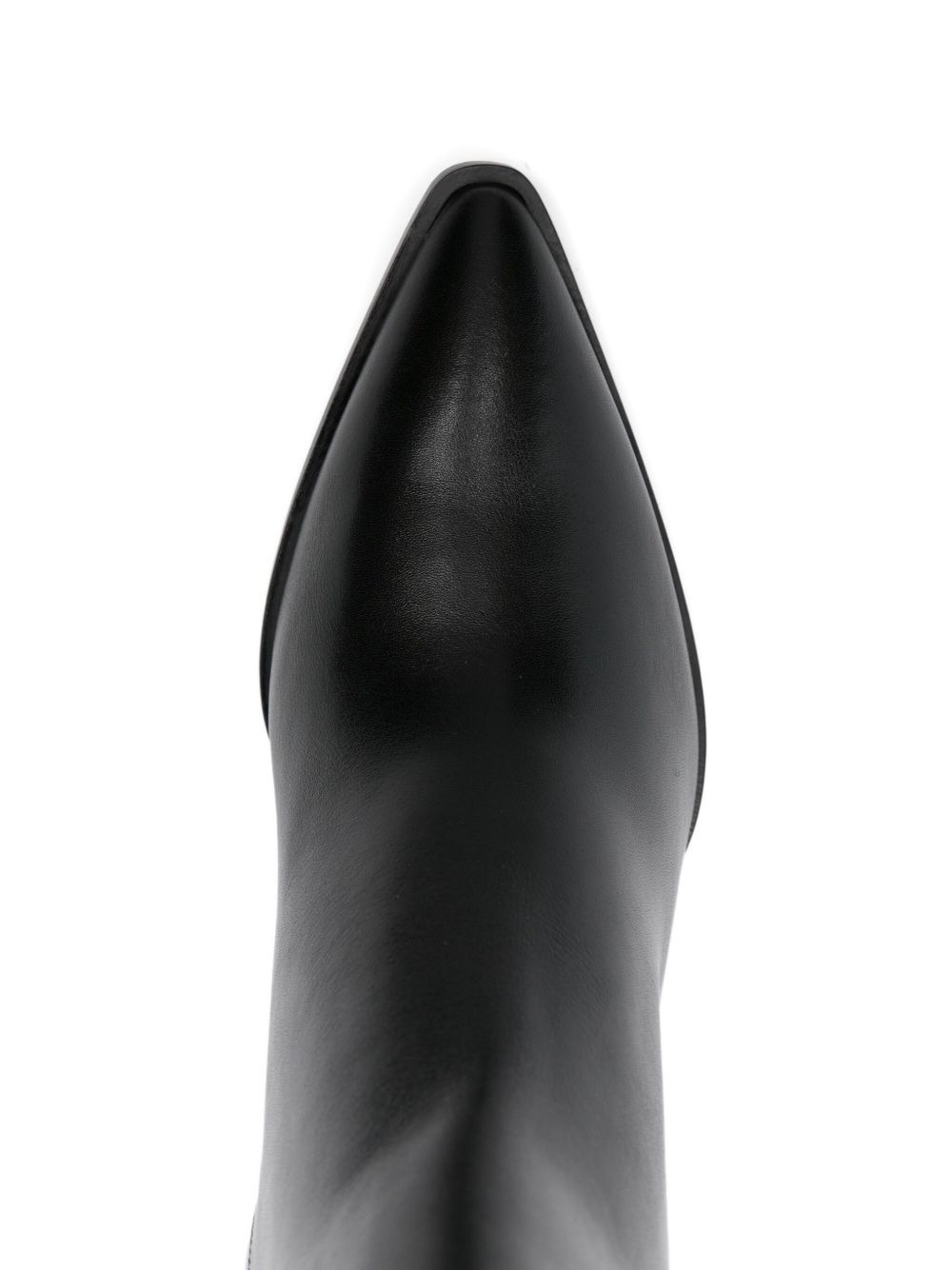 pointed-toe block-heel boots - 4
