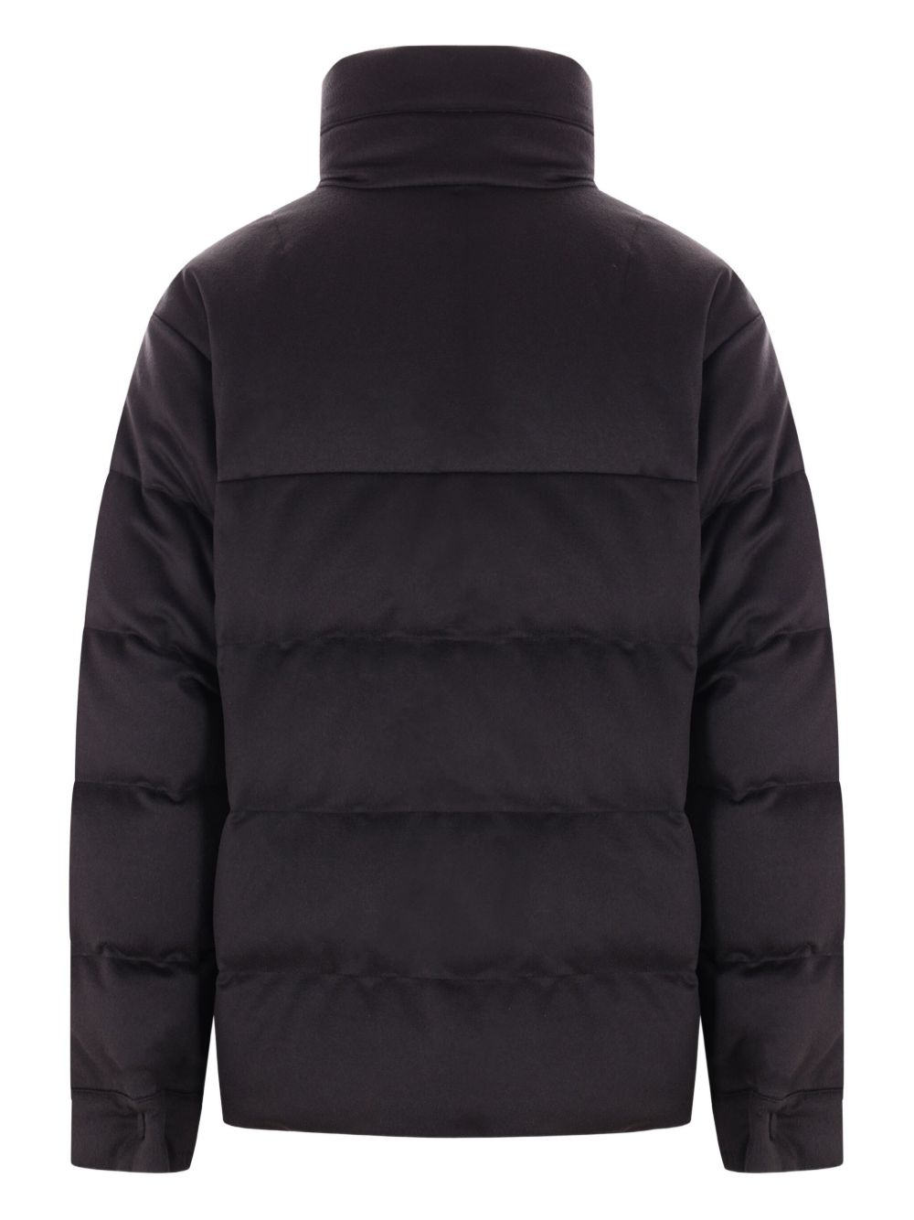 high-neck padded down jacket - 2