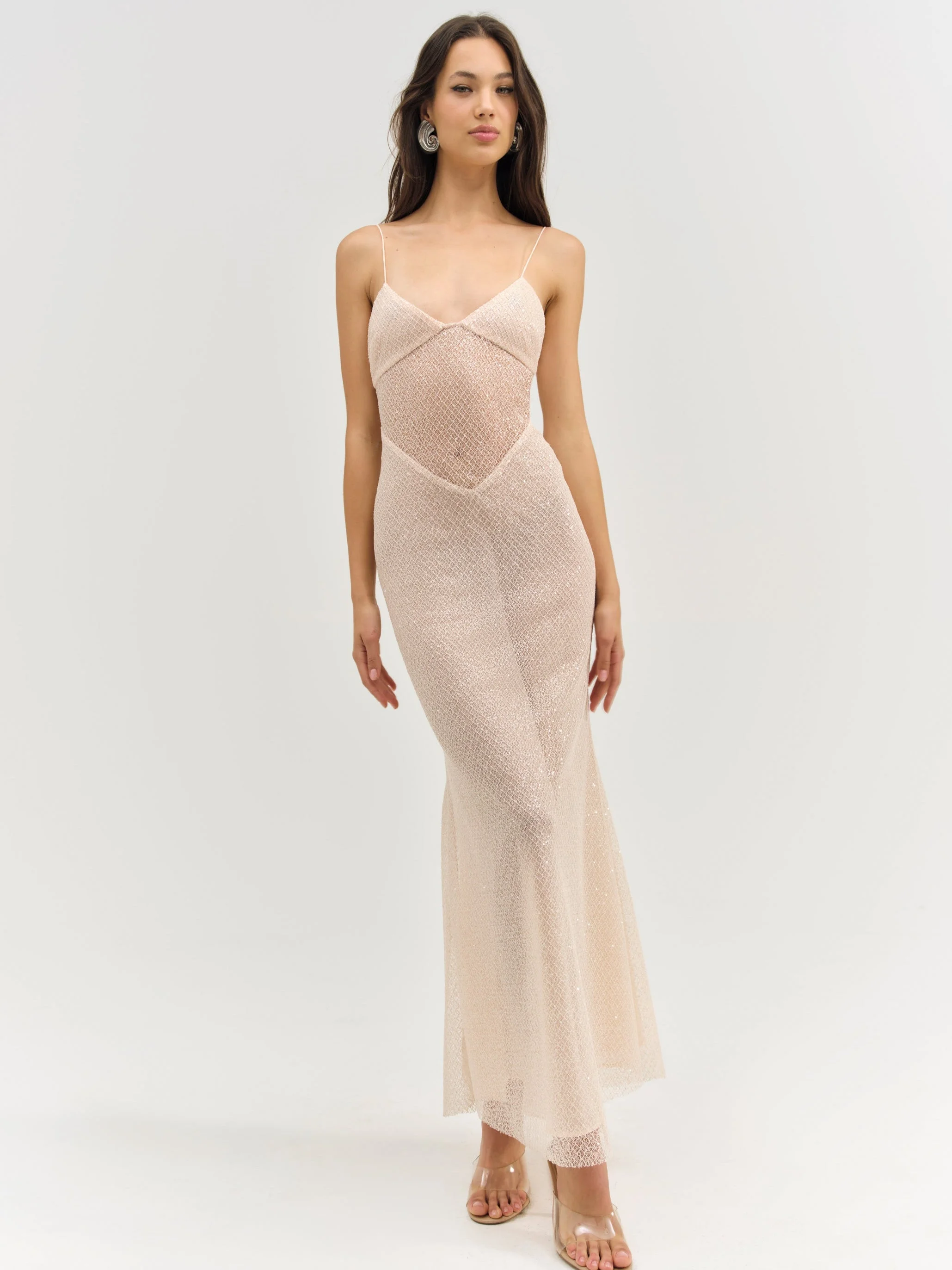 Kate Sequin Maxi Dress - 1