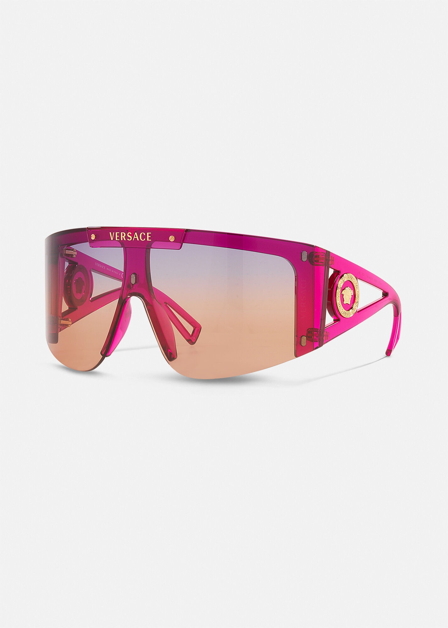 Medusa Icon Shield Sunglasses - 4