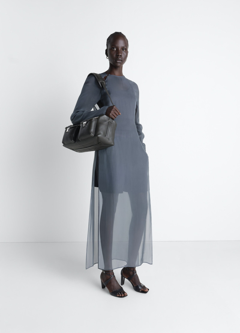 Lemaire DRESS WITH SLITS IN TRANSPARENT CUPRO outlook