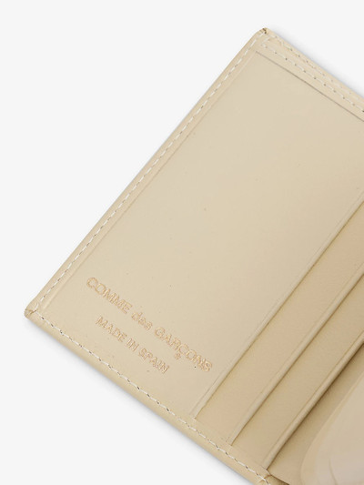 Comme Des Garçons Foiled-logo bifold leather wallet outlook