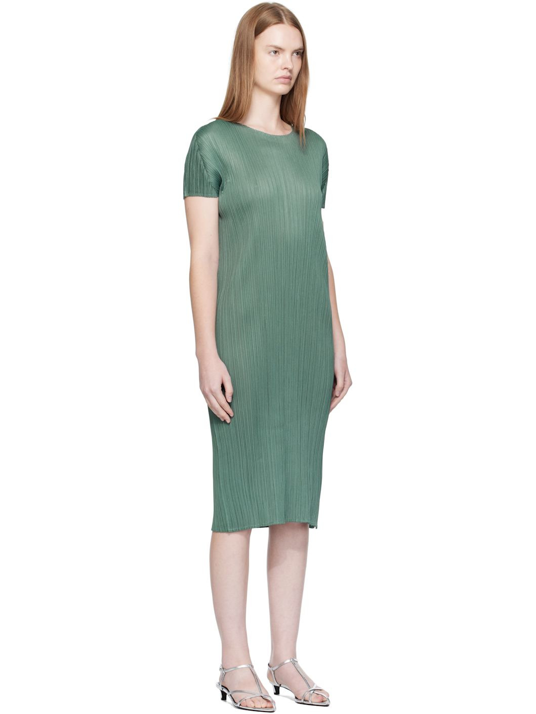 Green Monthly Colors June Midi Dress - 2