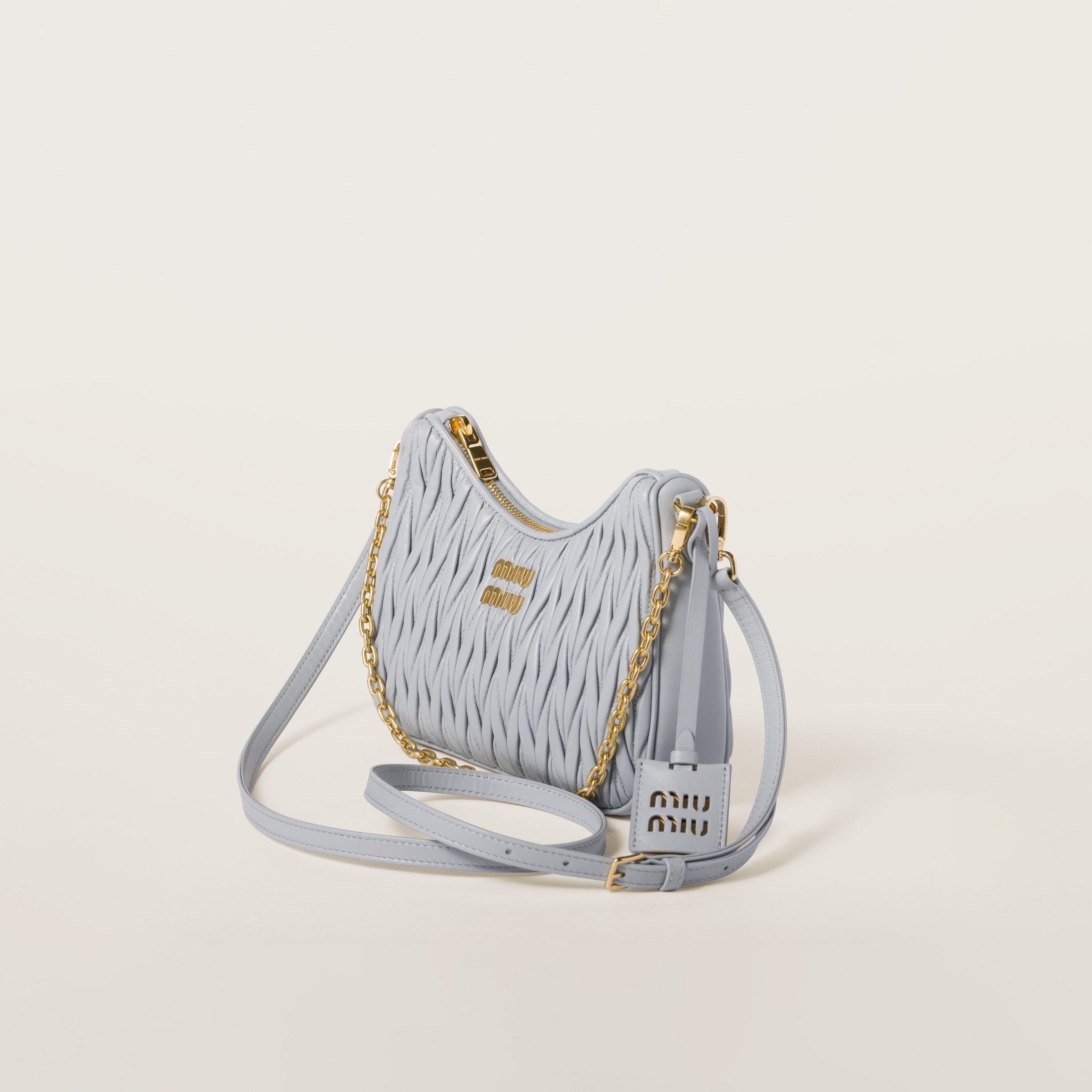 Matelassé nappa leather shoulder bag - 3
