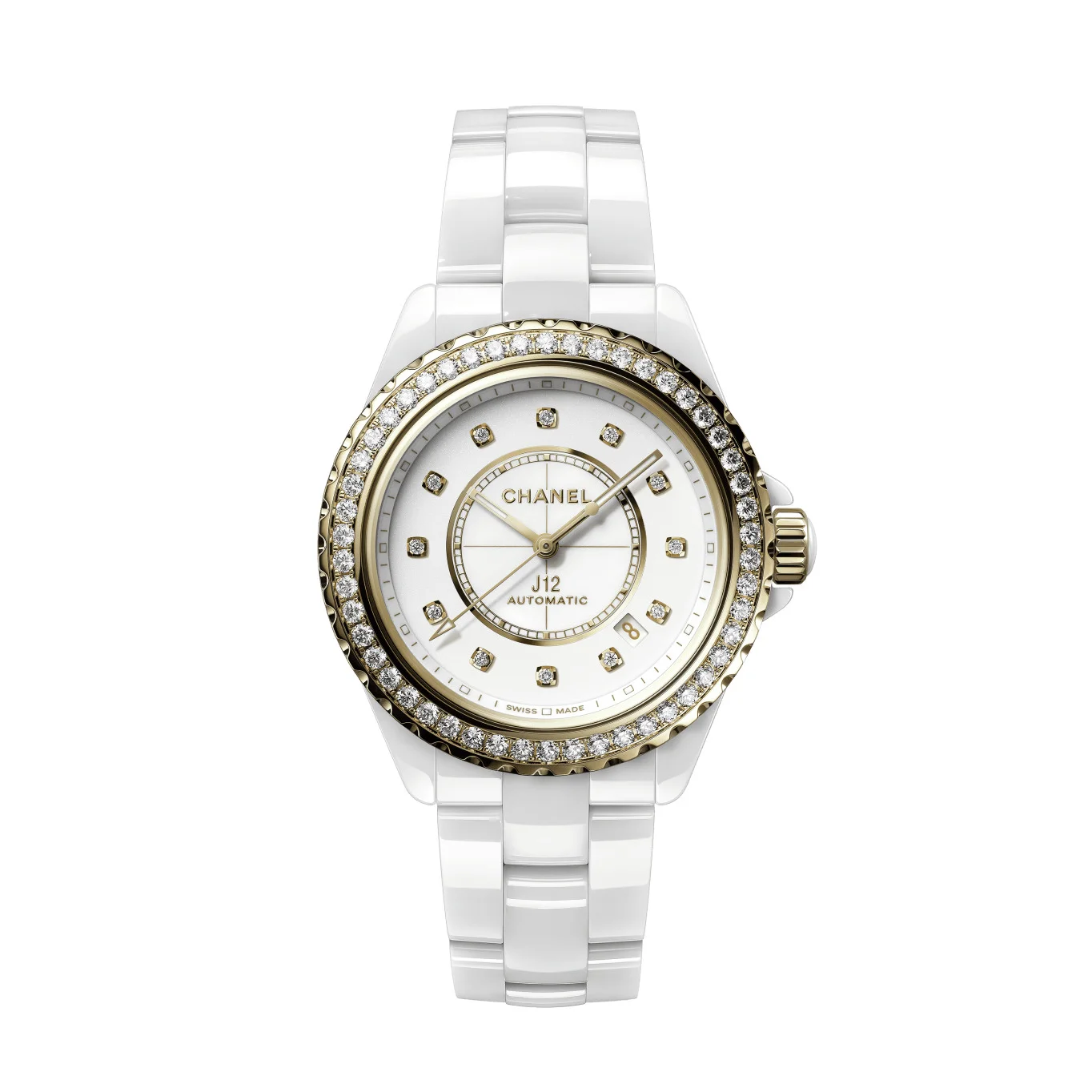 J12 Diamond Bezel Watch Caliber 12.1, 38 MM - 1