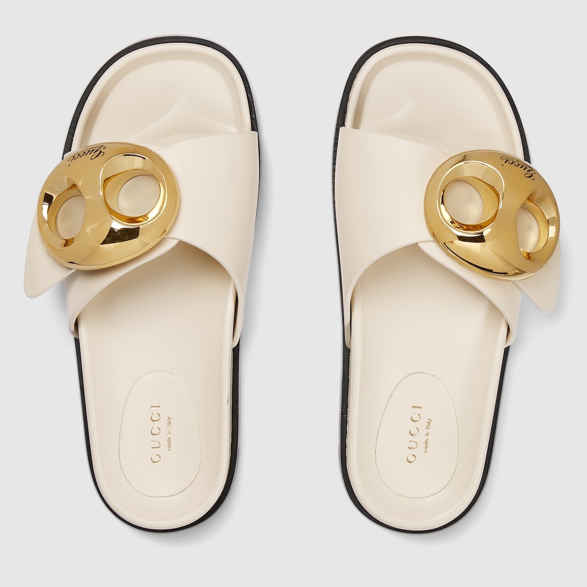 Women's Gucci Marina chain slide sandal - 5