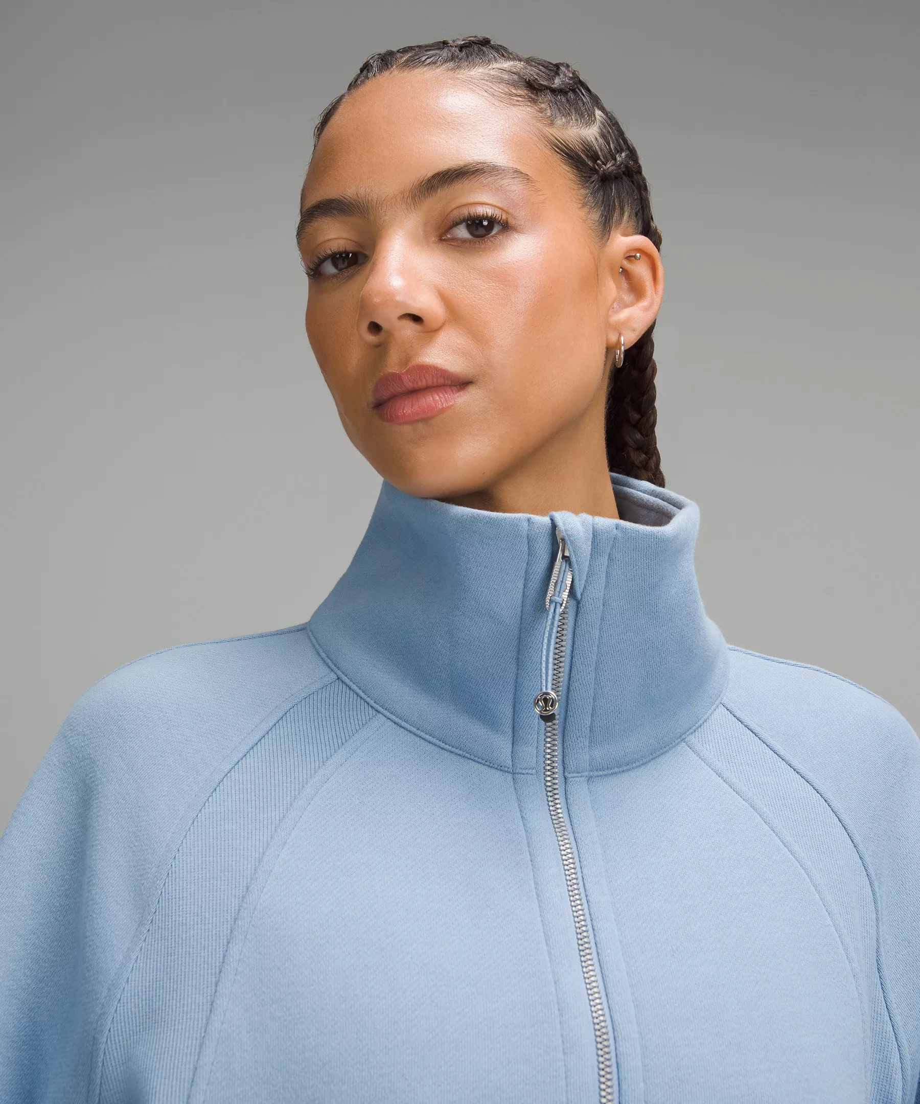 Scuba Oversized Funnel-Neck Half Zip *Long - 4