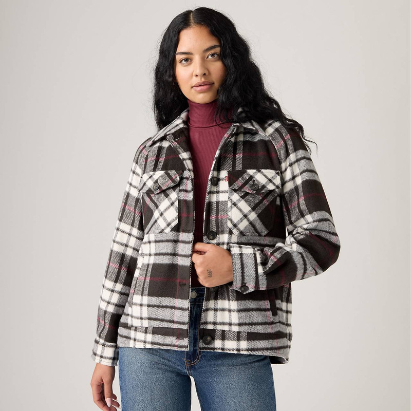 Levi's WOOL BLEND RAGLAN SLEEVE SHIRT JACKET outlook