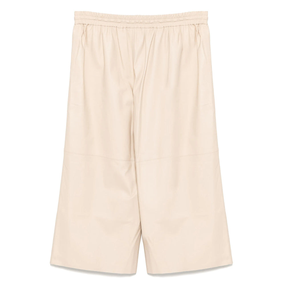 Yves Salomon Neutrals Trousers - Straight Trousers Women - 2