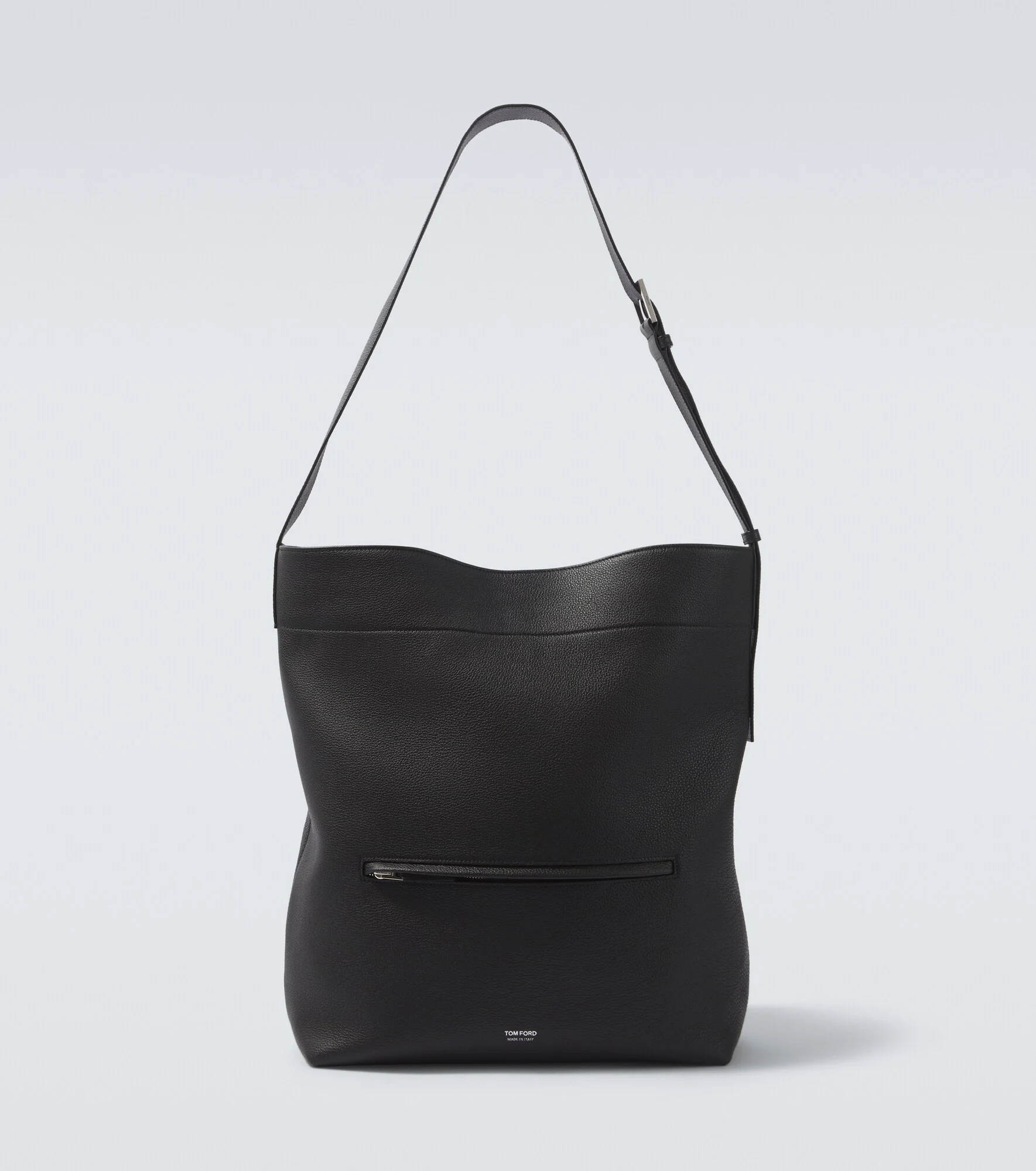 Leather tote bag - 1