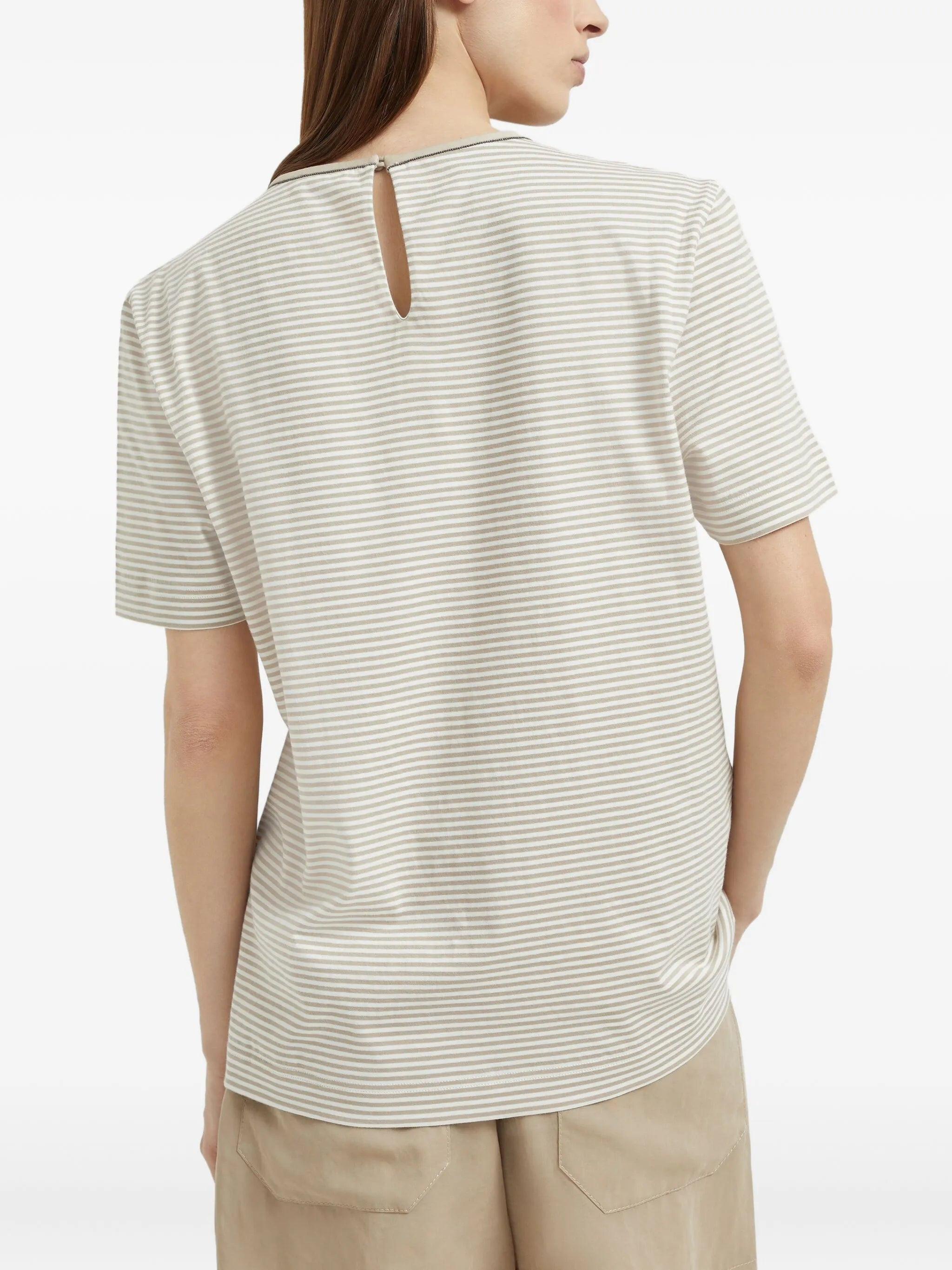 Brunello Cucinelli Striped T-shirt - 2