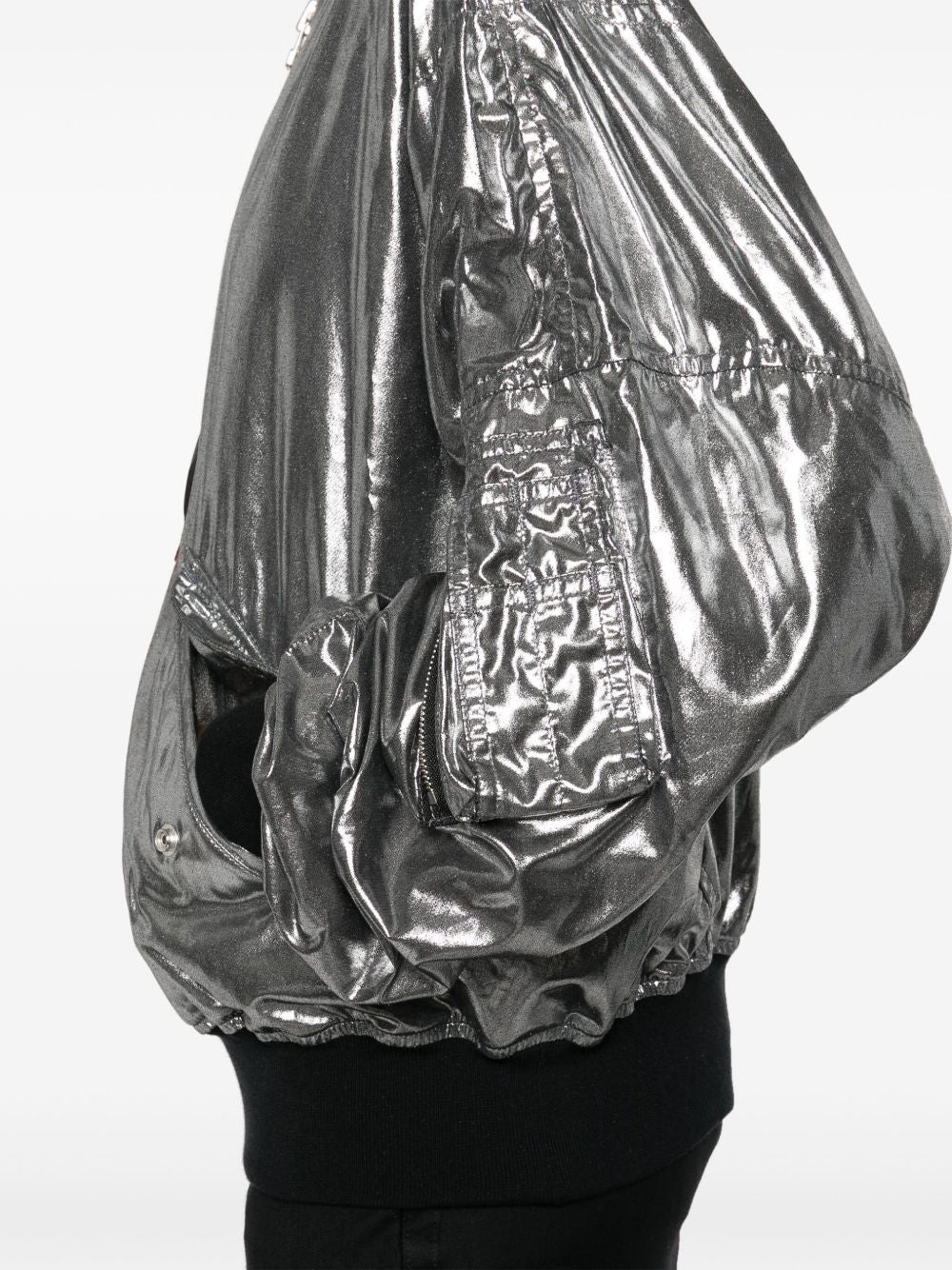 Junya Watanabe Women Metallic Effect Bomber Jacket - 5