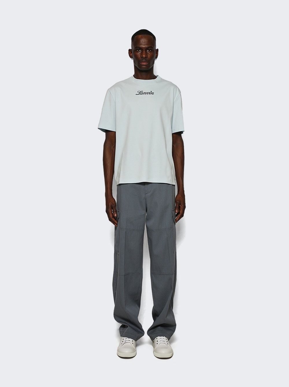 Bouclette Logo T-shirt Chambray - 5