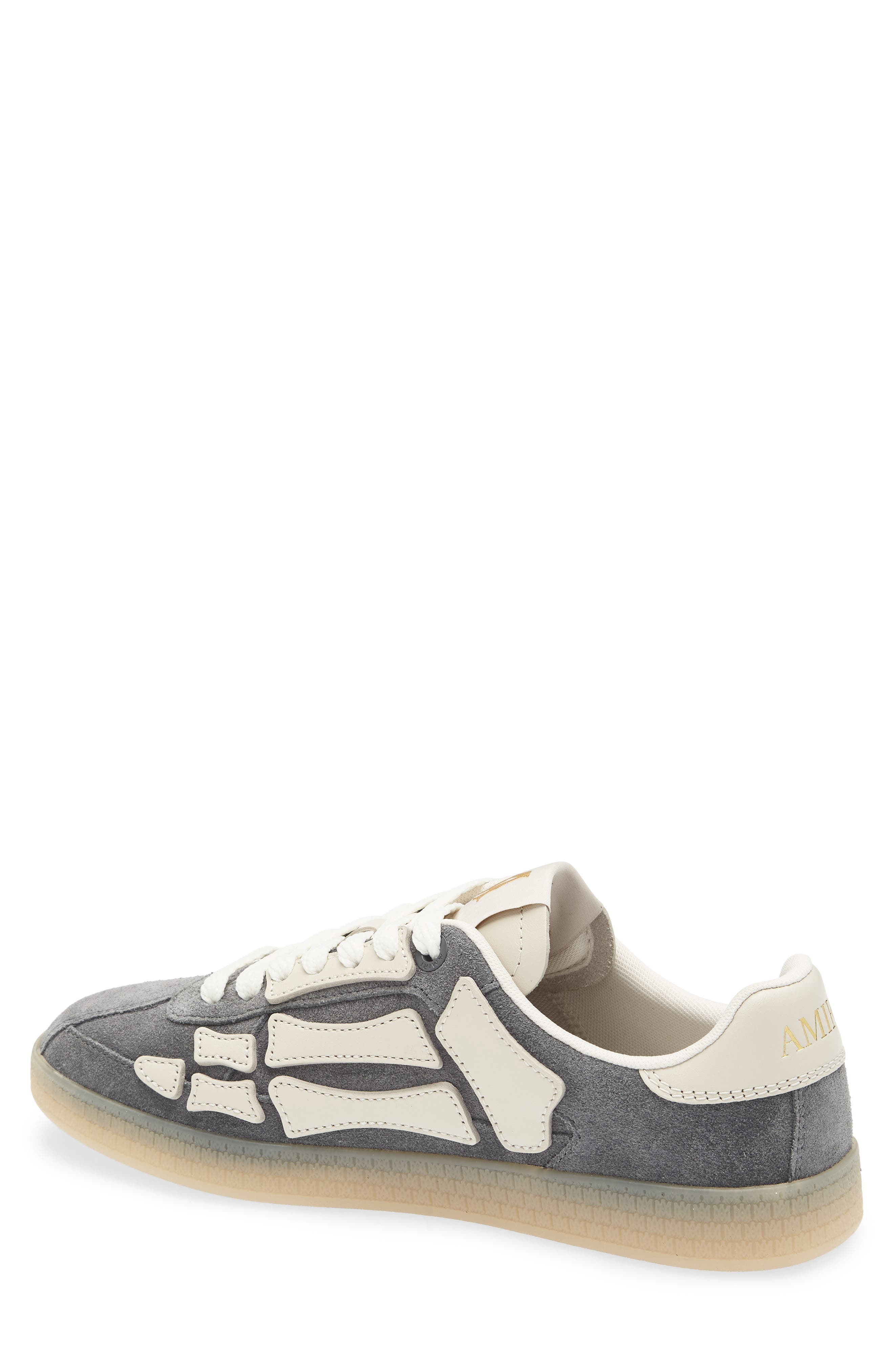 AMIRI Pacific Bones Low Top Sneaker in Dark Grey at Nordstrom - 2
