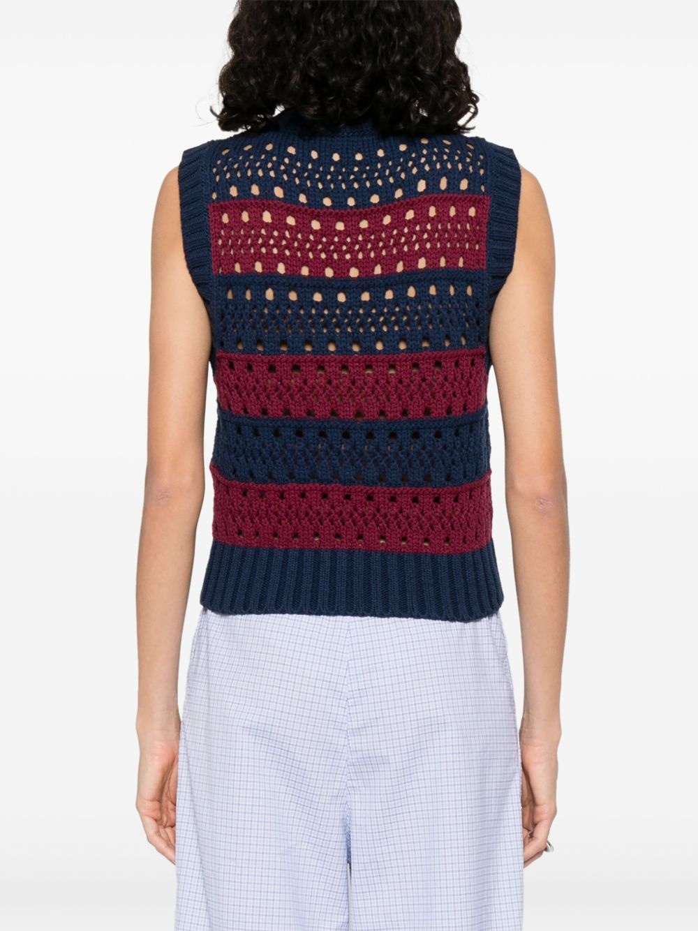 recycled cotton-blend top - 4